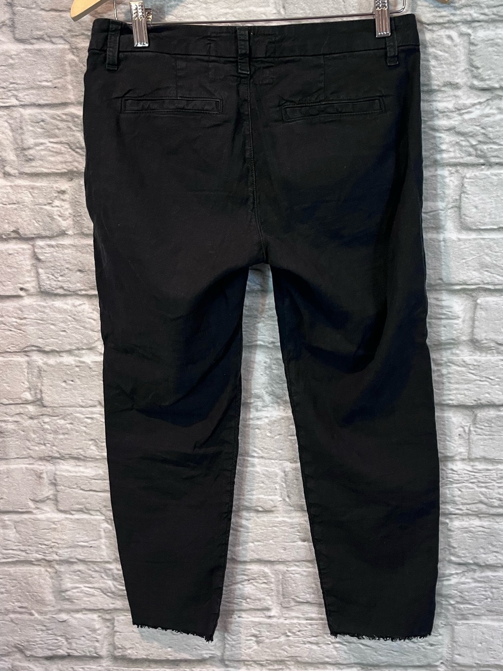 Frank & Eileen Wicklow Italian Chino Black Pants Size 2 - Picture 7 of 11